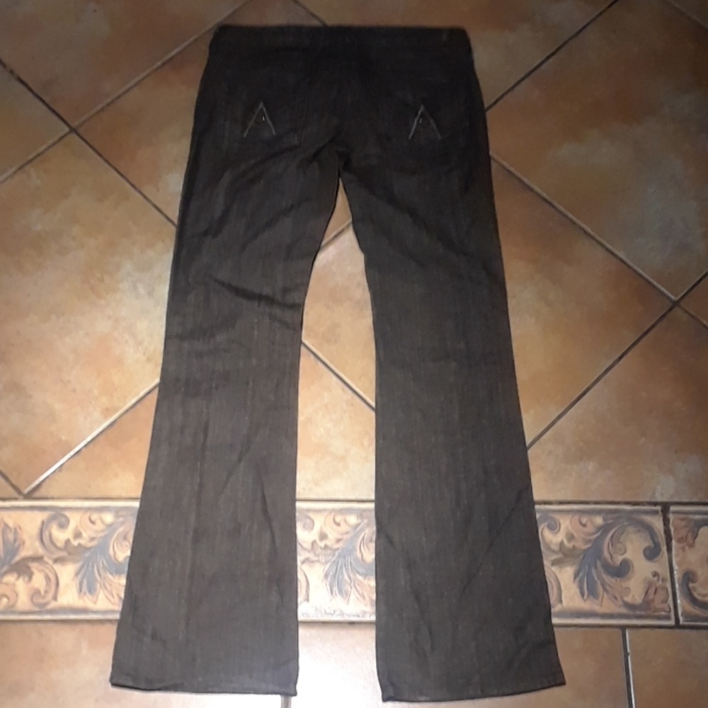 7 FOR ALL MANKIND SZ 30X34.5 RHINESTONE POCKET
